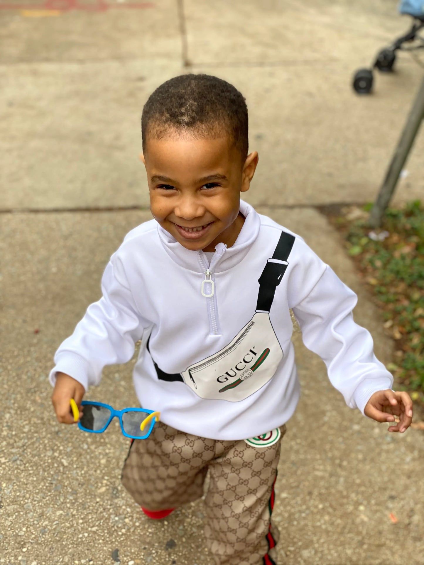 Boys GG Pullover Jogger Set