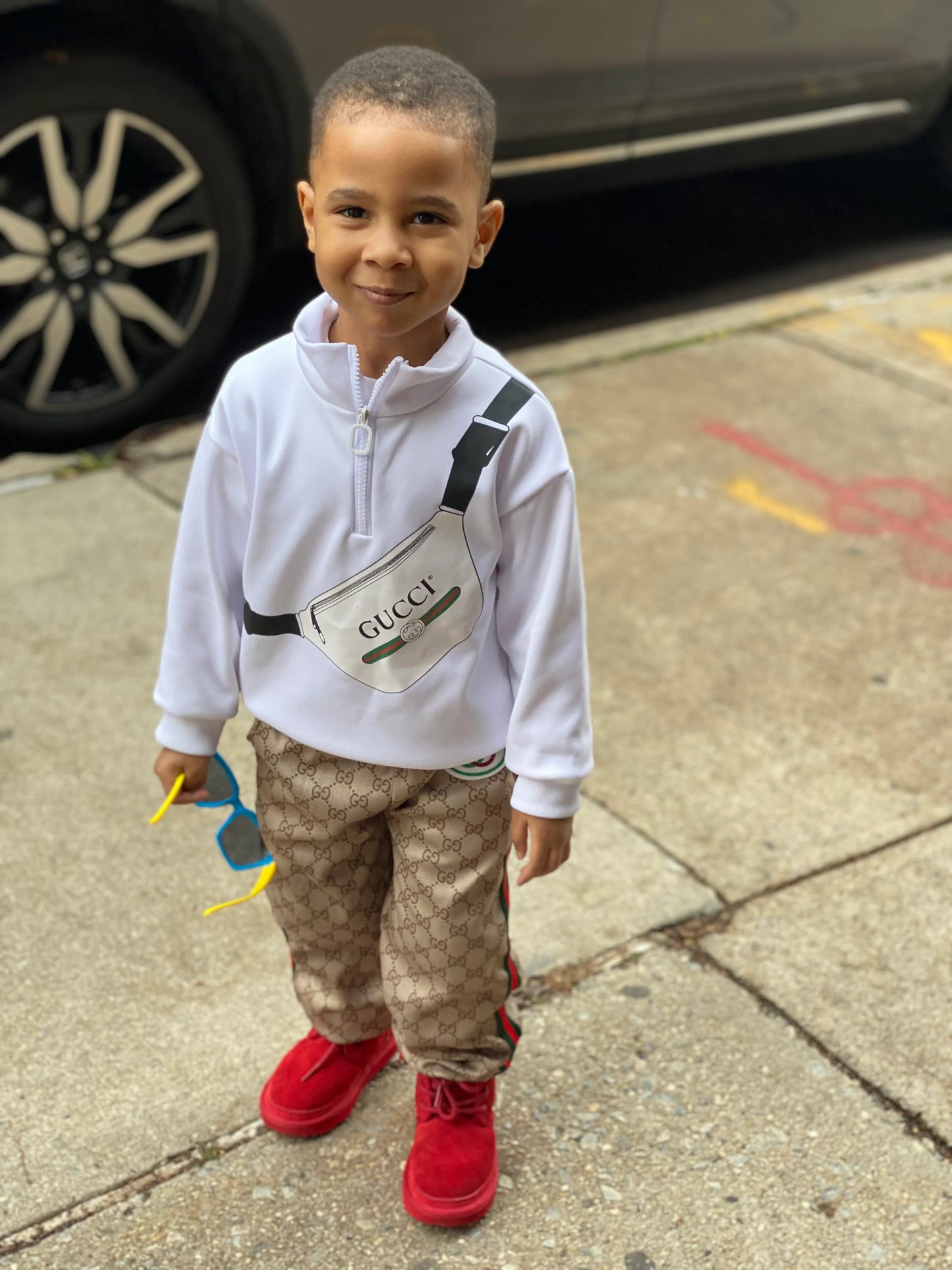 Boys GG Pullover Jogger Set