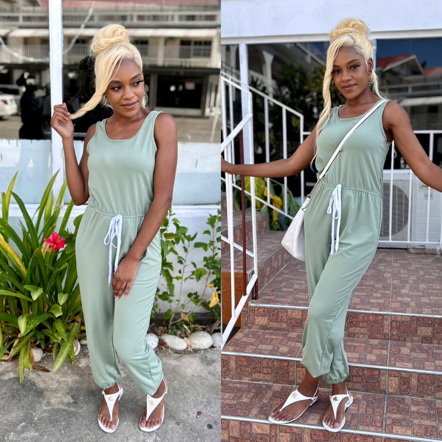 Drawstring Jumpsuit