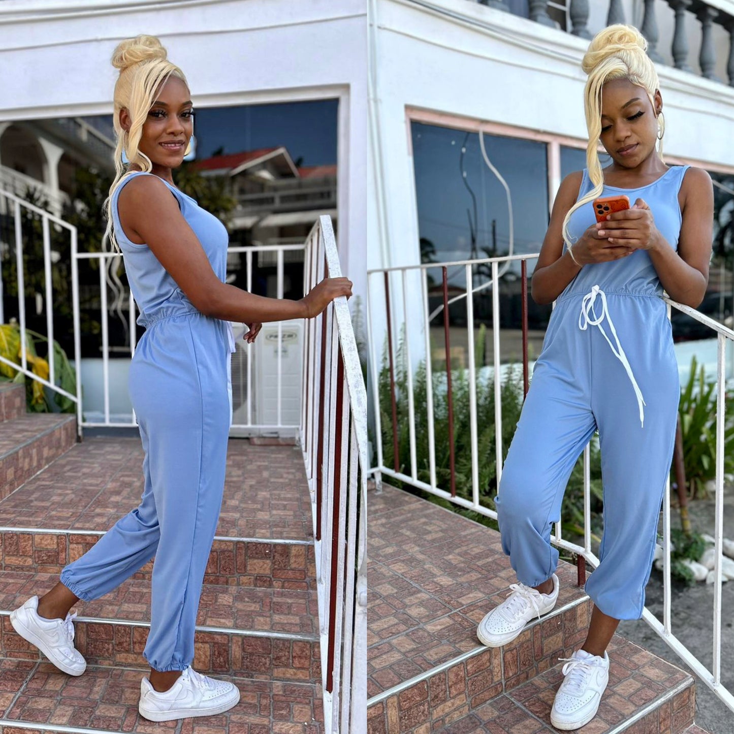 Drawstring Jumpsuit