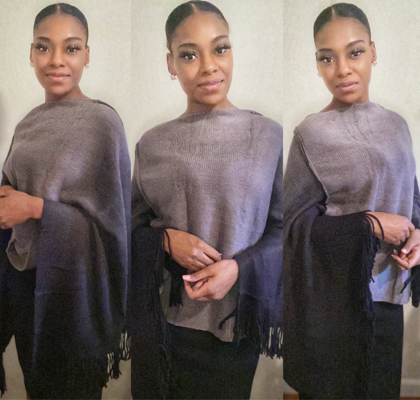 Ombré Poncho
