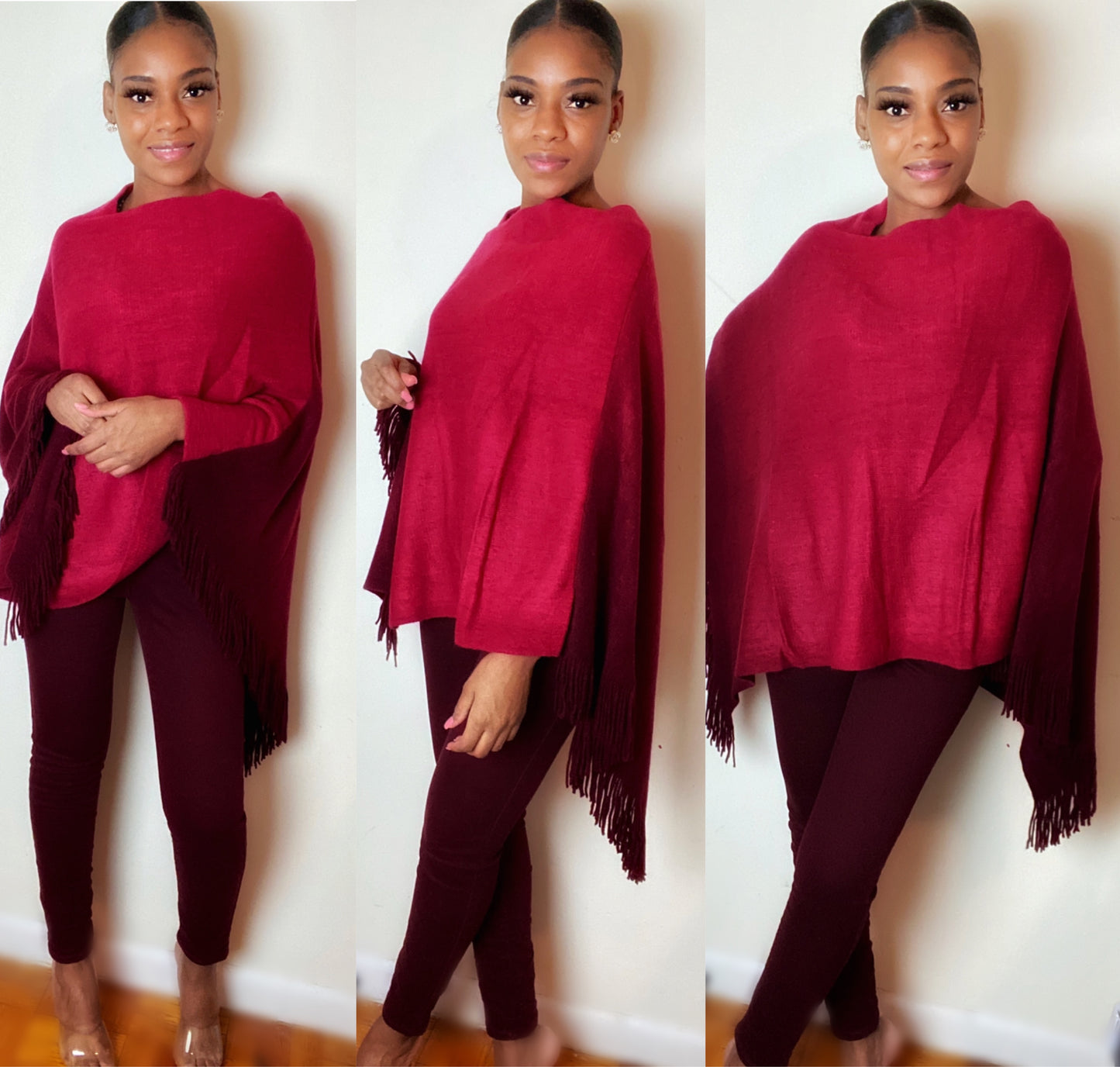 Ombré Poncho
