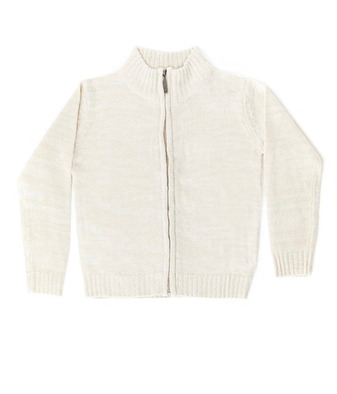 Boys Zip Front Sweater