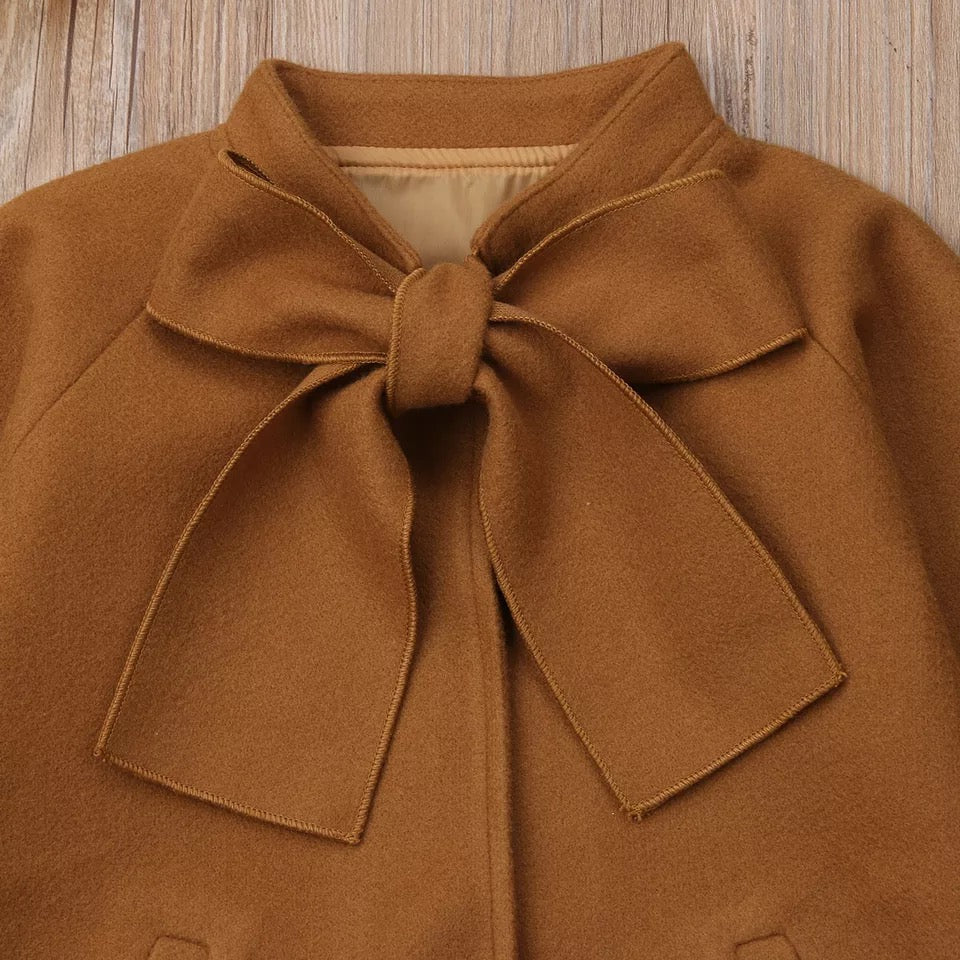 Girls Bow Tie Coat