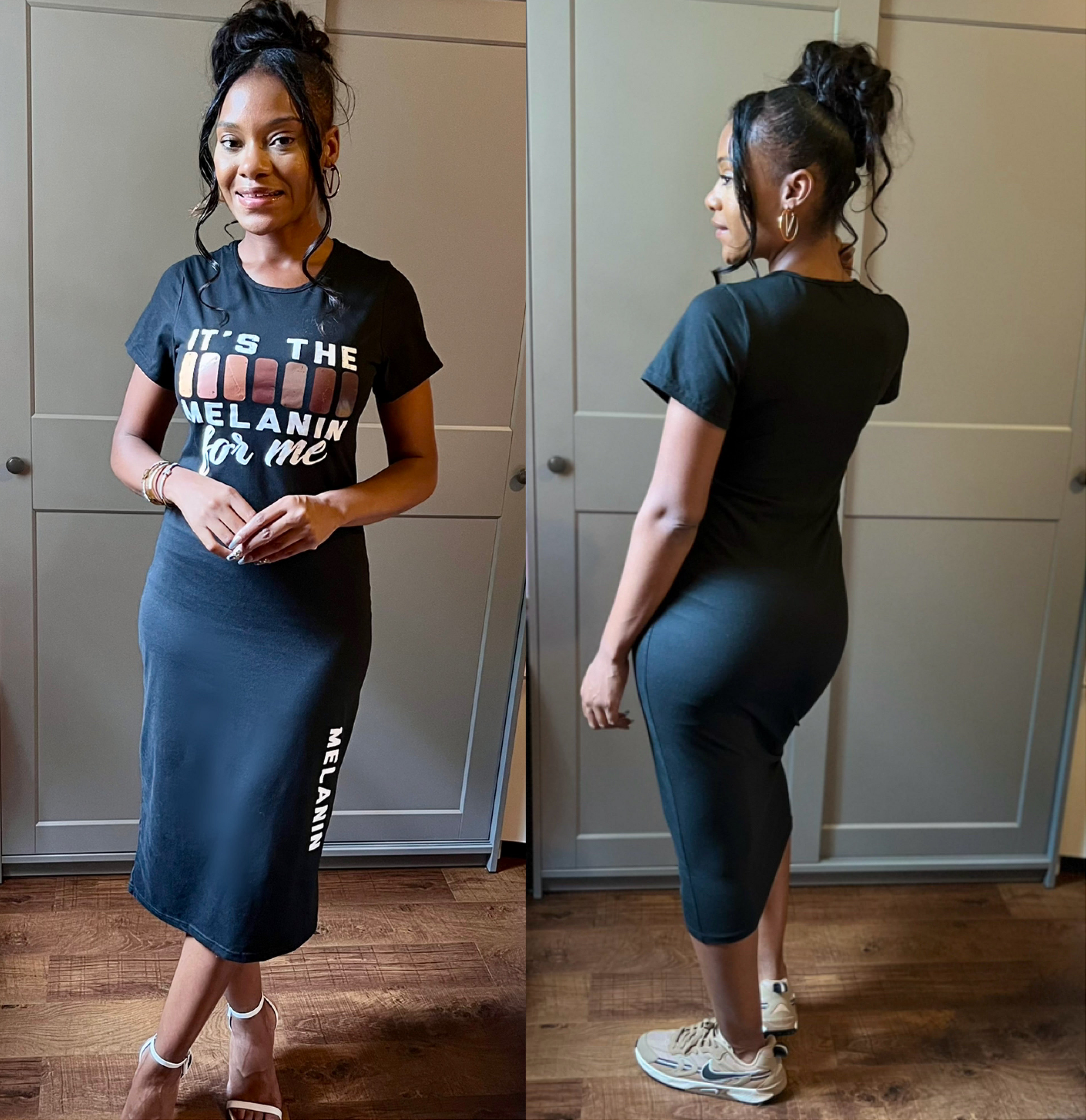 Melanin Midi Bodycon Dress