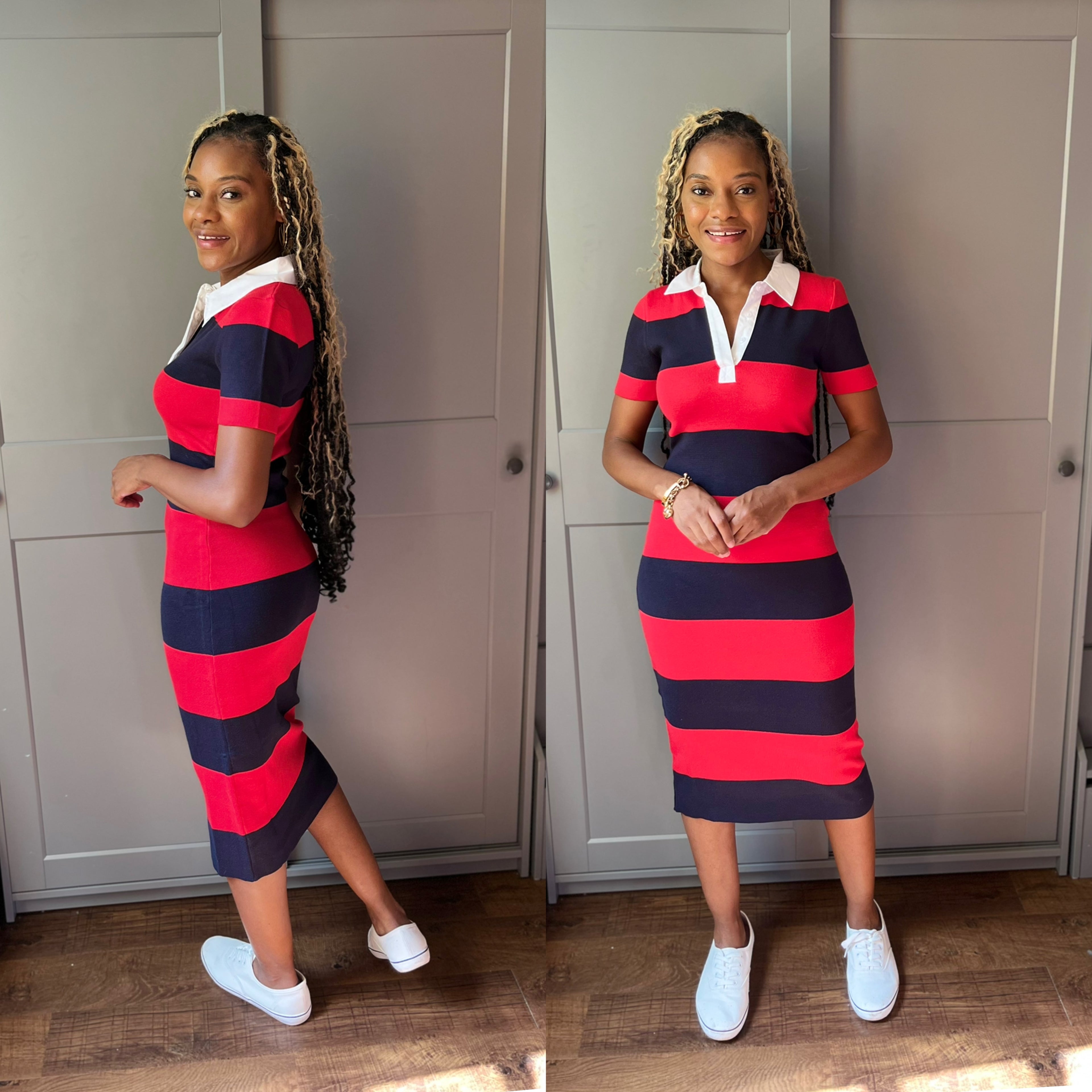 Striped Polo Dress