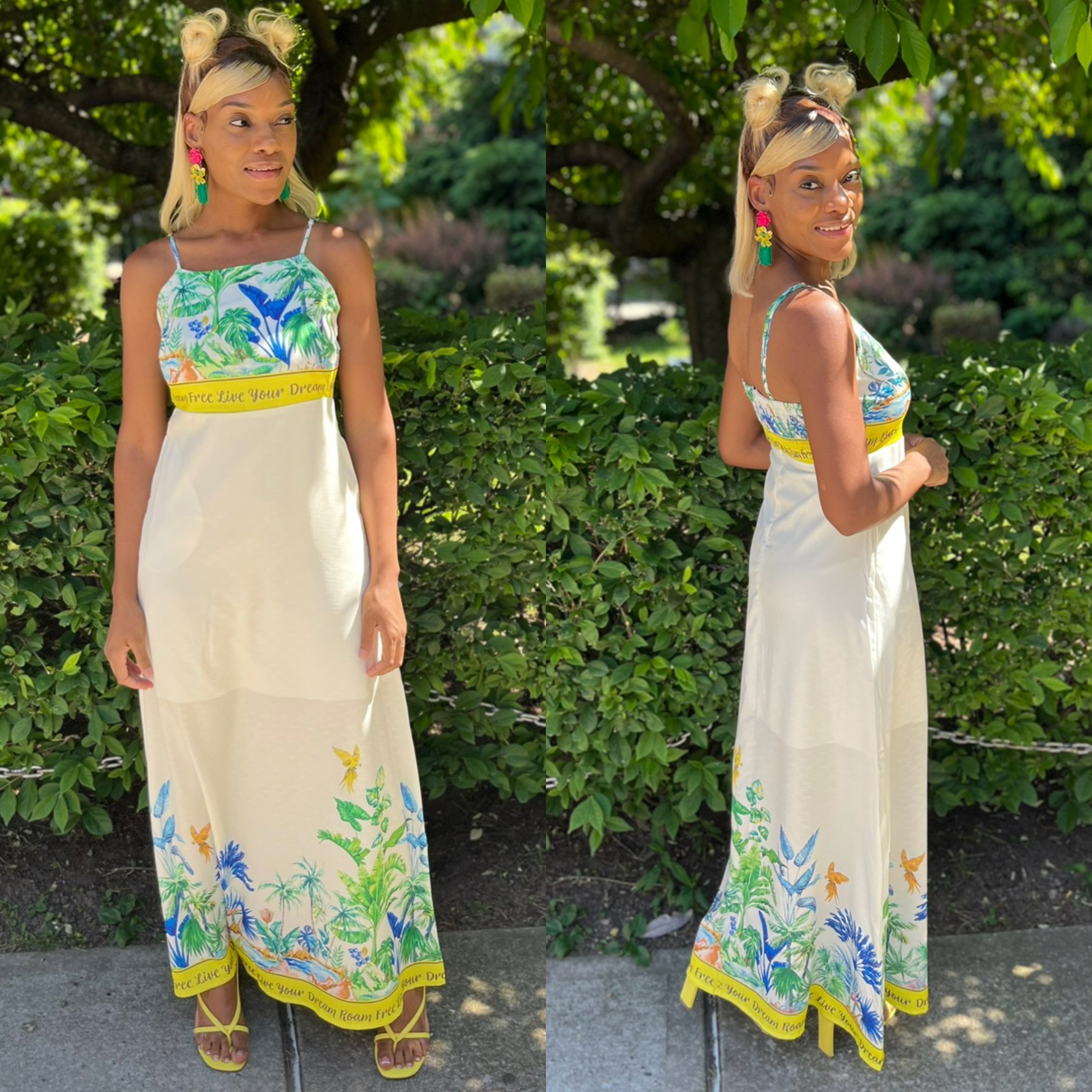 Tropical Maxi Dress
