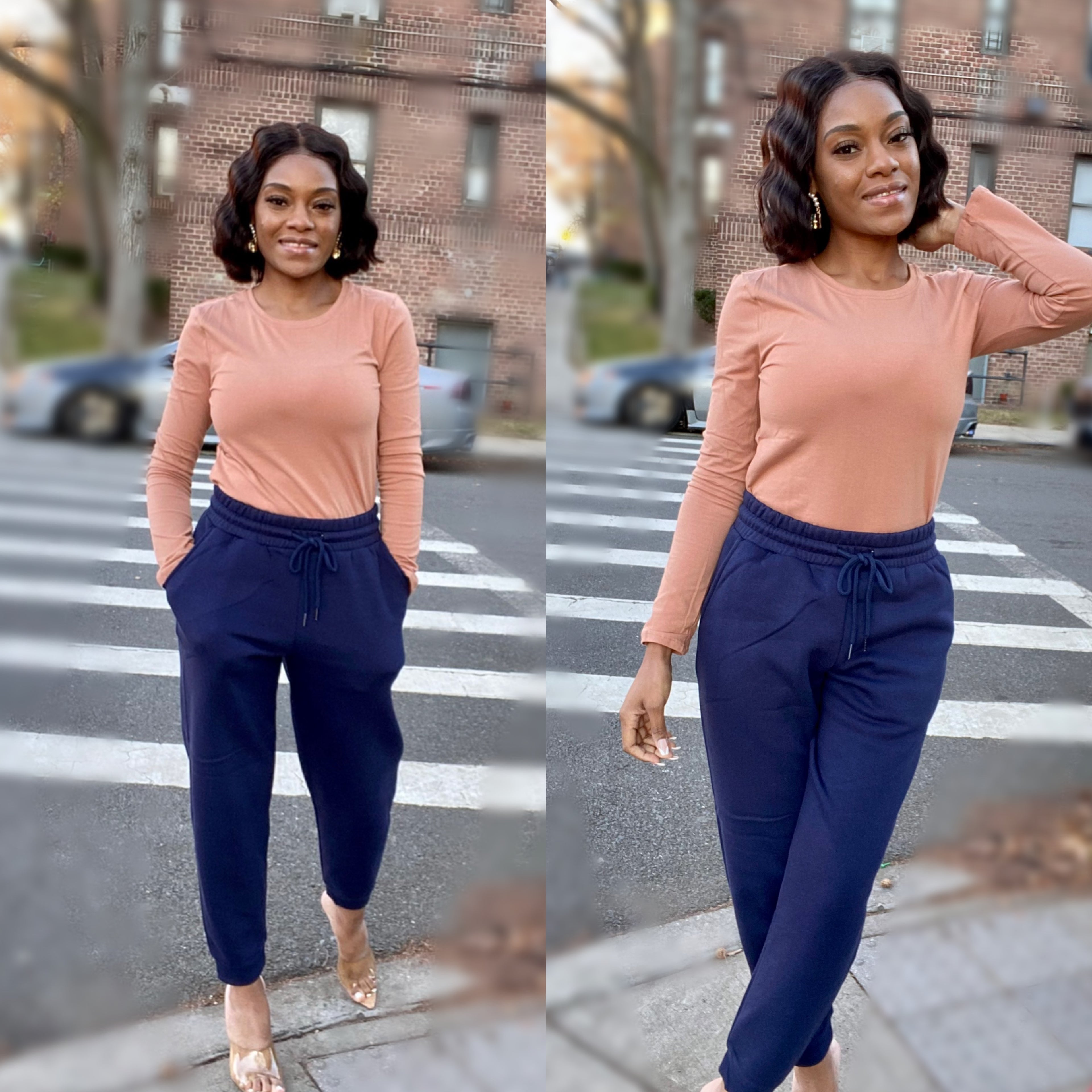 Round Neck Long Sleeve Top